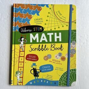 Usborne STEM Math Scribble Book By Alice James Eddie Reynolds Darran Stobbart